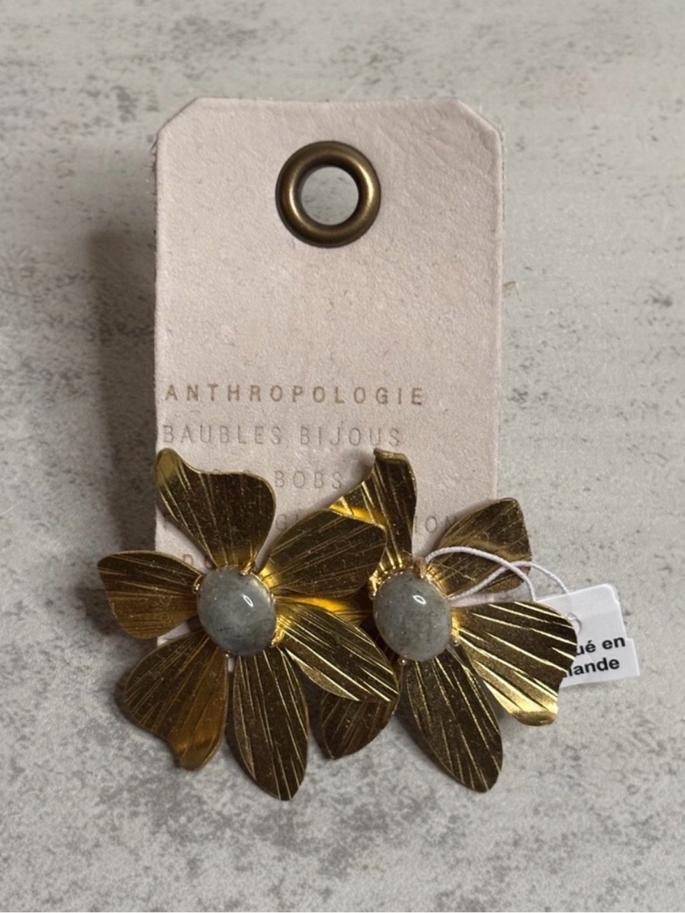 Anthropologie Bold Botanical Earrings